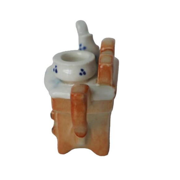 Vintage Mini Miniature Paul Cardew Wash Stand Cupboard Tea Pot Teapot - Picture 5 of 7